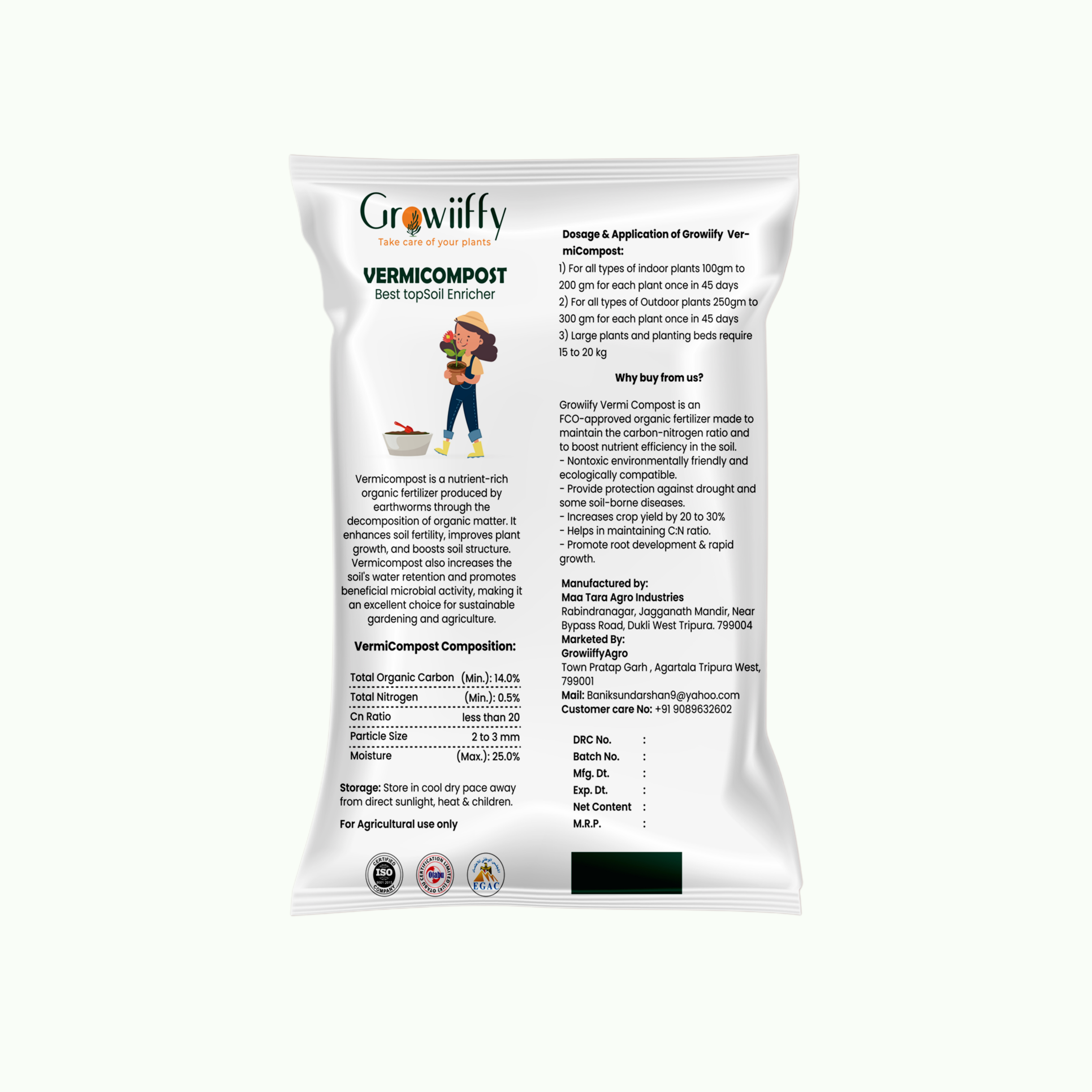 is vermicompost good for indoor plants Vermicompost